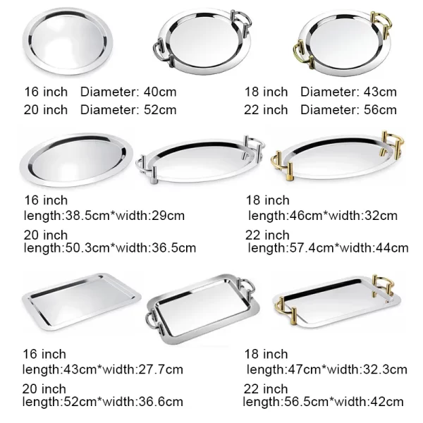 wholesale Round Mirror Tray