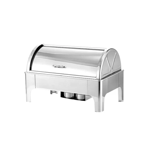 Wholesale Chafing Dish Roll Top Stainless Steel Self Serve Food Warmer