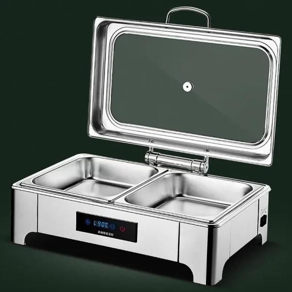 Wholesale Chafing Dishes Electric 9L with Visible Glass Lid (3)