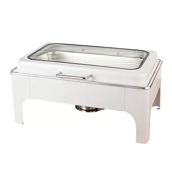 Wholesale Stainless Steel Chafing Dish with Clear Lid Custom Warmer (8)