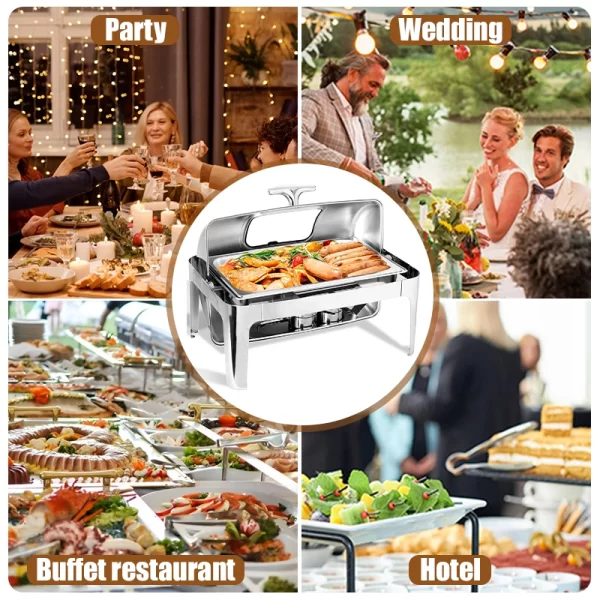 wholesale roll top chafing dish