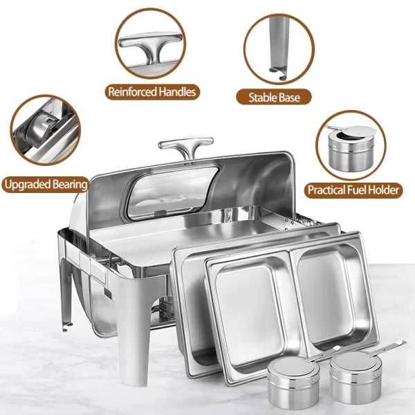 wholesale roll top chafing dish